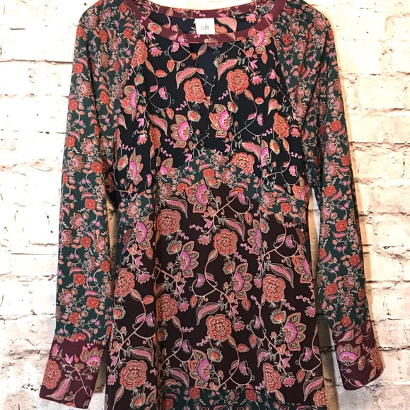 Gorgeous Cabi Festive Flower Maxi Dress, size M - Picture 4 of 8